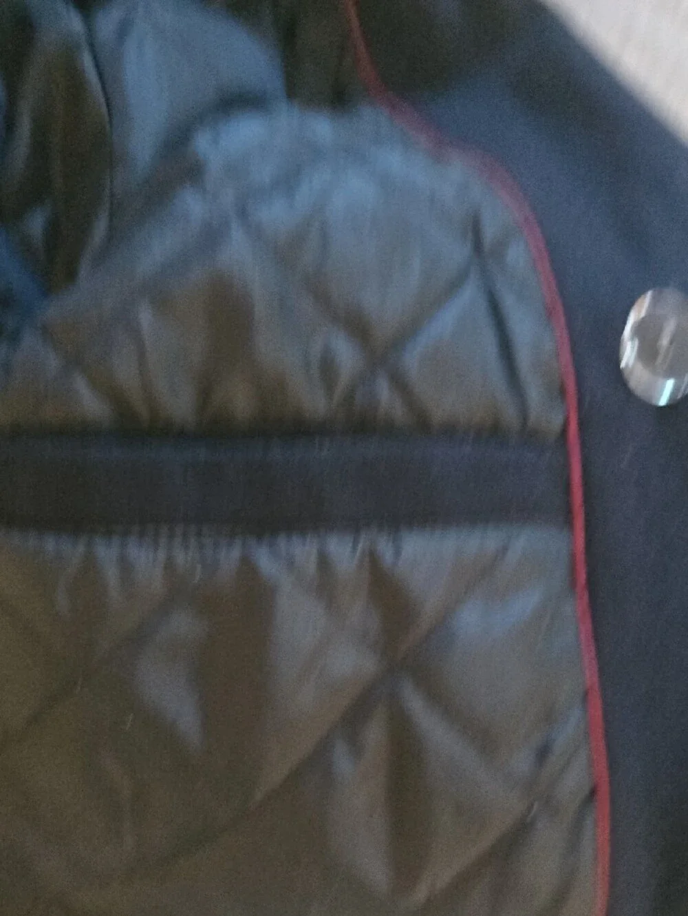 Men's Structure Double-Breasted Navy Peacoat Jacket